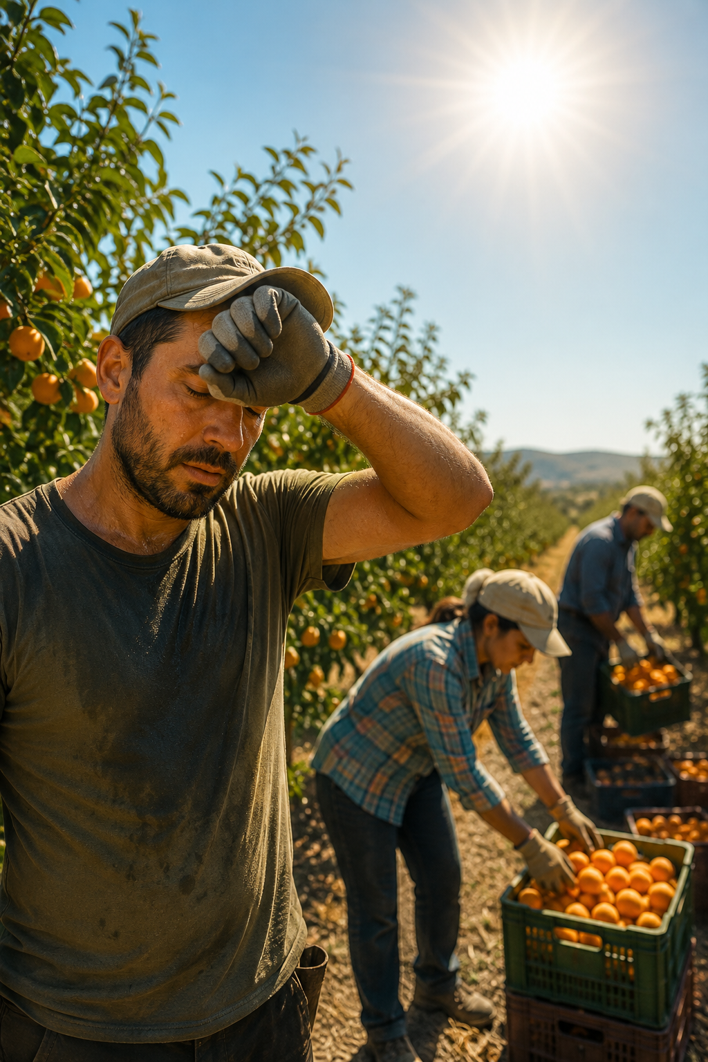 ORDINANZA REGIONALE CONTRO I COLPI DI CALORE: STOP AI LAVORI ALL’APERTO NELLE ORE PIÙ CALDE